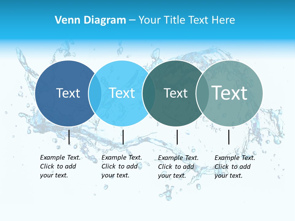 Background Droplet Flowing PowerPoint Template