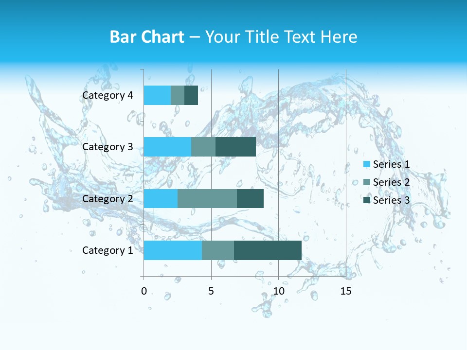 Background Droplet Flowing PowerPoint Template