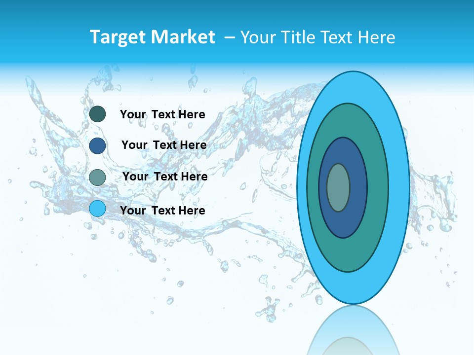 Background Droplet Flowing PowerPoint Template