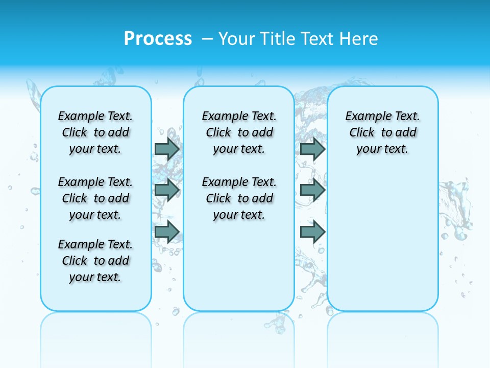 Background Droplet Flowing PowerPoint Template