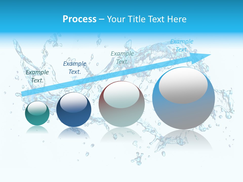 Background Droplet Flowing PowerPoint Template
