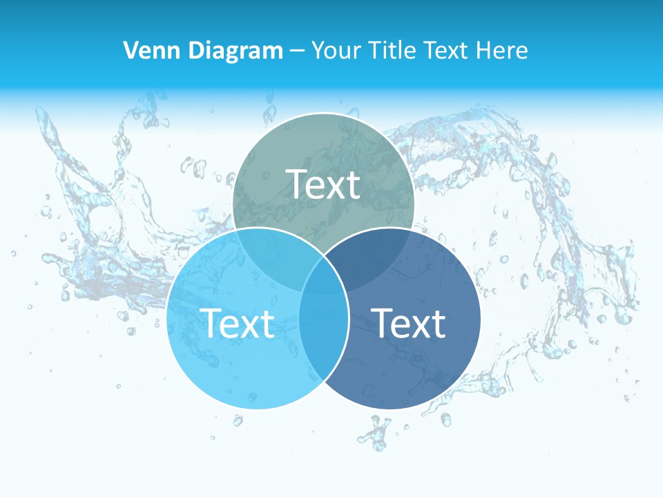 Background Droplet Flowing PowerPoint Template
