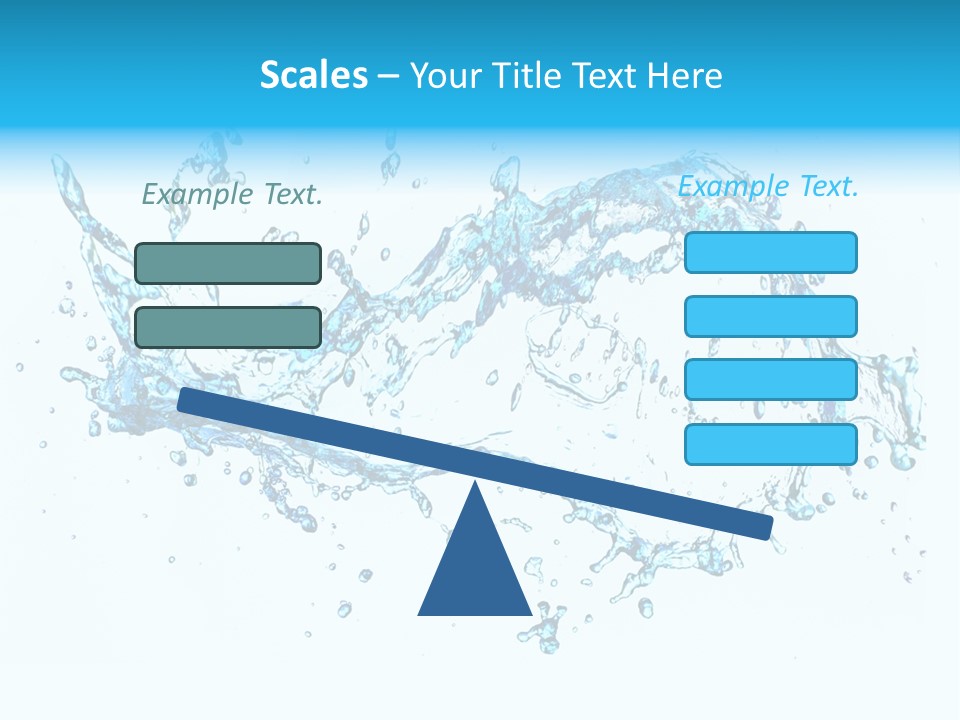 Background Droplet Flowing PowerPoint Template