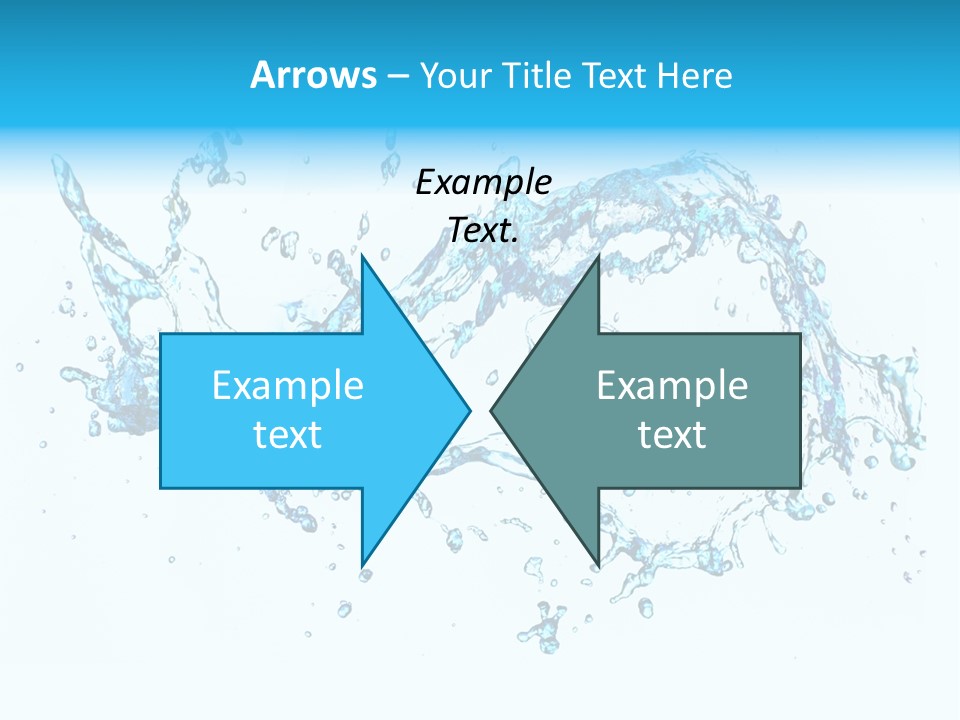 Background Droplet Flowing PowerPoint Template