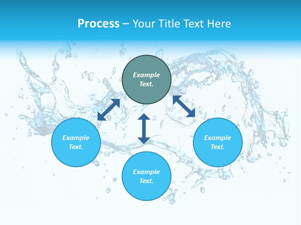 Background Droplet Flowing PowerPoint Template