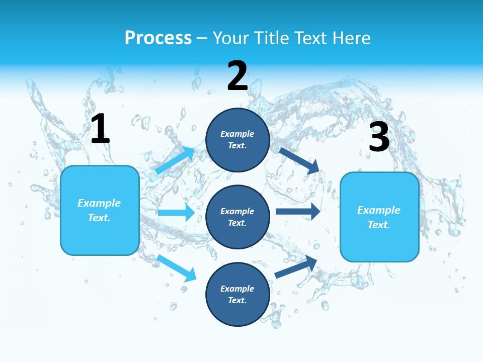 Background Droplet Flowing PowerPoint Template