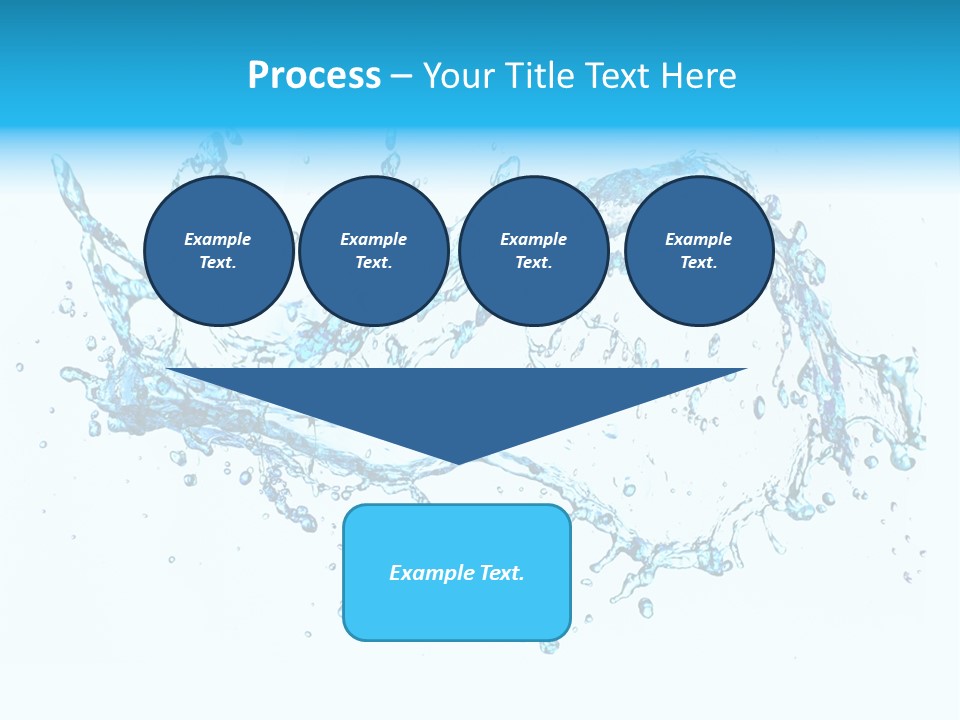 Background Droplet Flowing PowerPoint Template