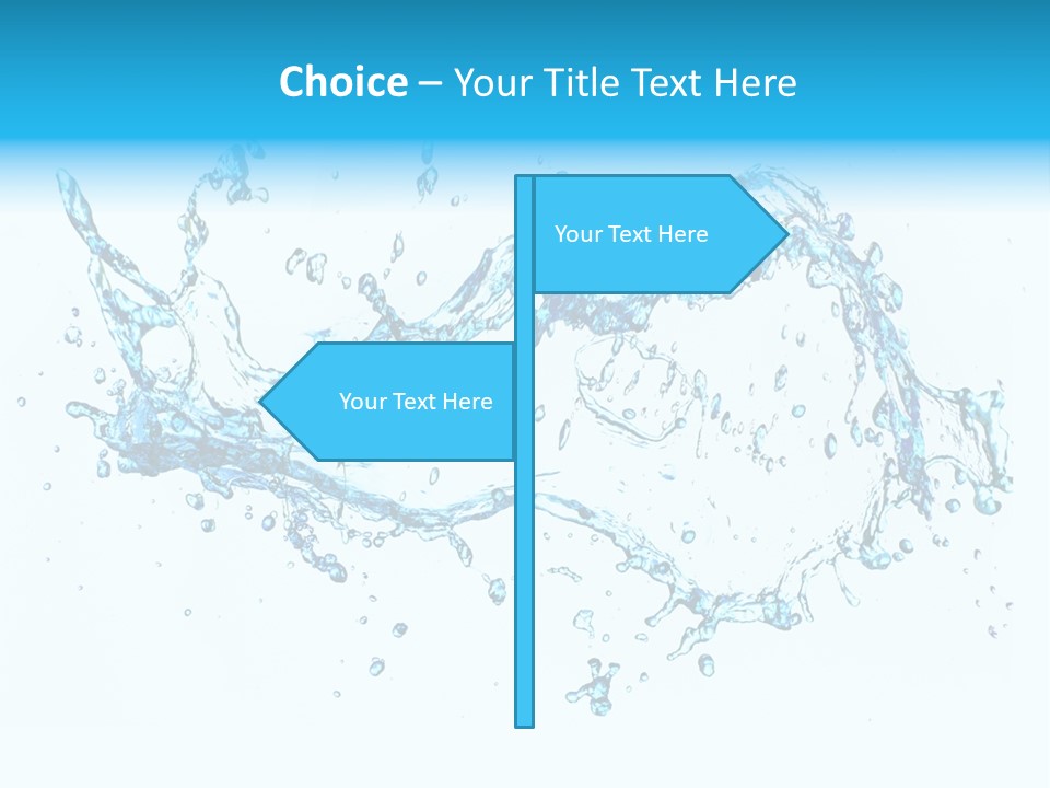 Background Droplet Flowing PowerPoint Template