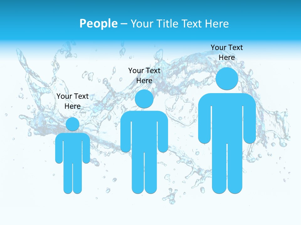 Background Droplet Flowing PowerPoint Template