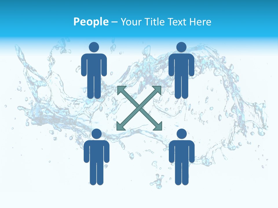 Background Droplet Flowing PowerPoint Template