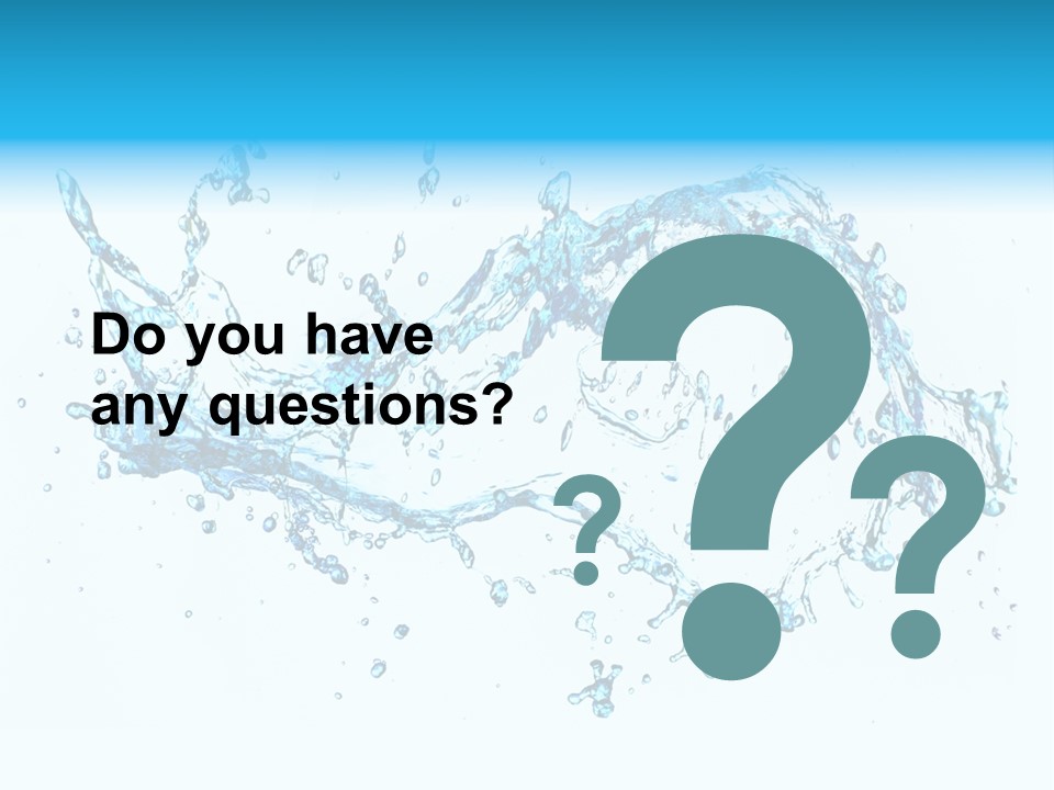 Background Droplet Flowing PowerPoint Template