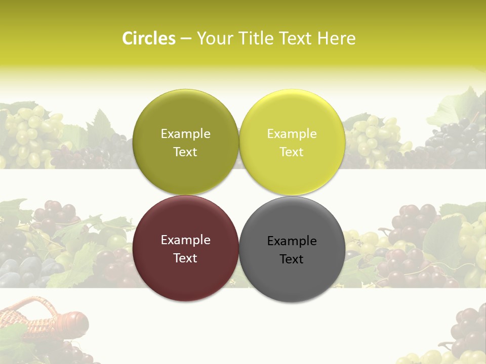 Background Green Leaves PowerPoint Template