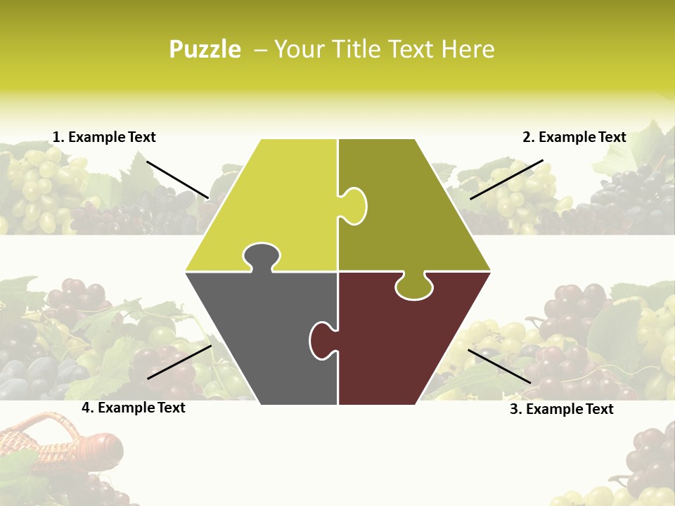 Background Green Leaves PowerPoint Template