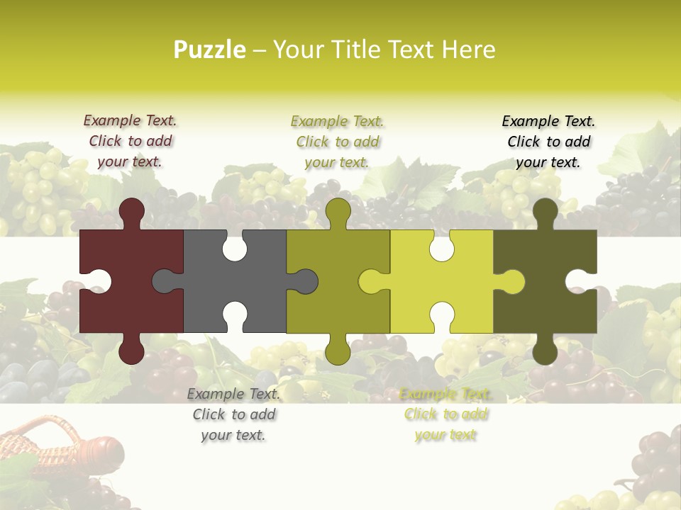 Background Green Leaves PowerPoint Template