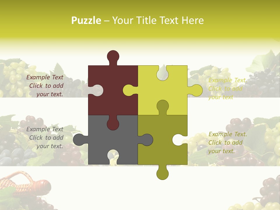 Background Green Leaves PowerPoint Template