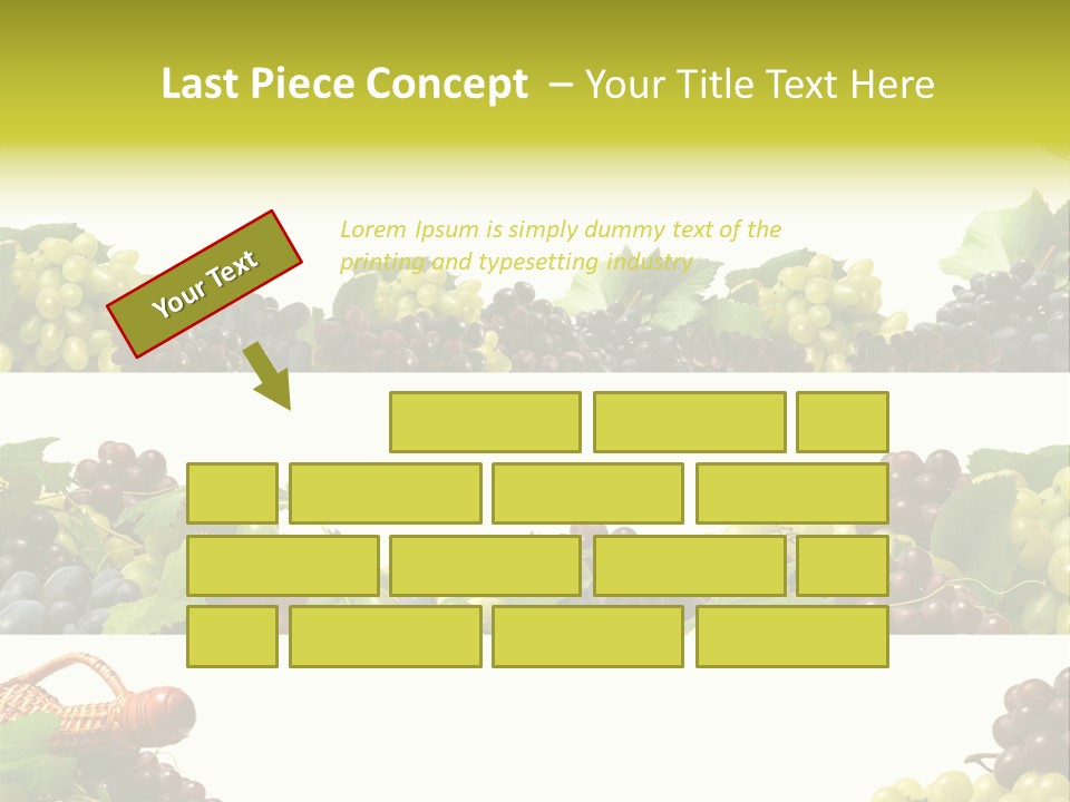 Background Green Leaves PowerPoint Template