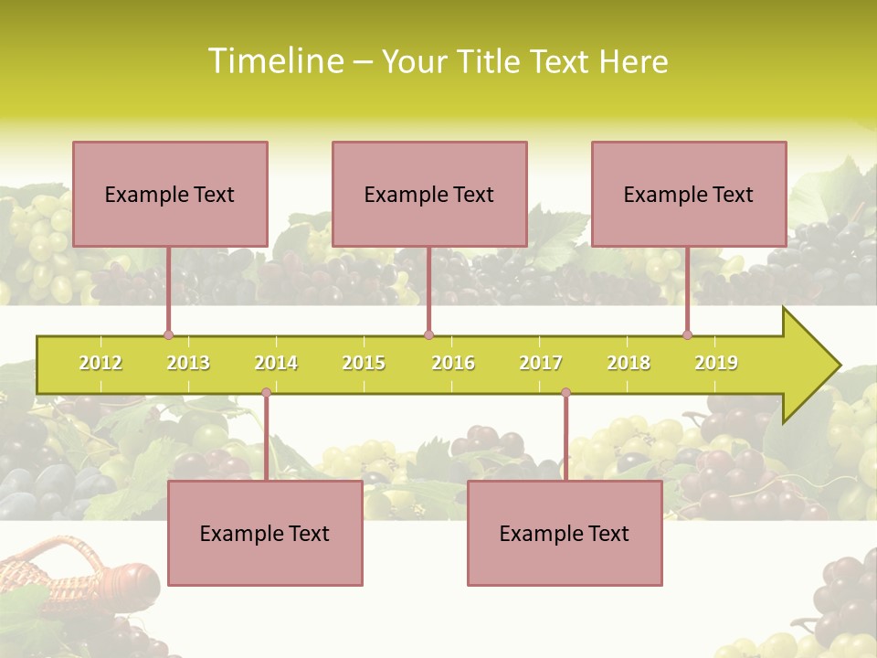 Background Green Leaves PowerPoint Template