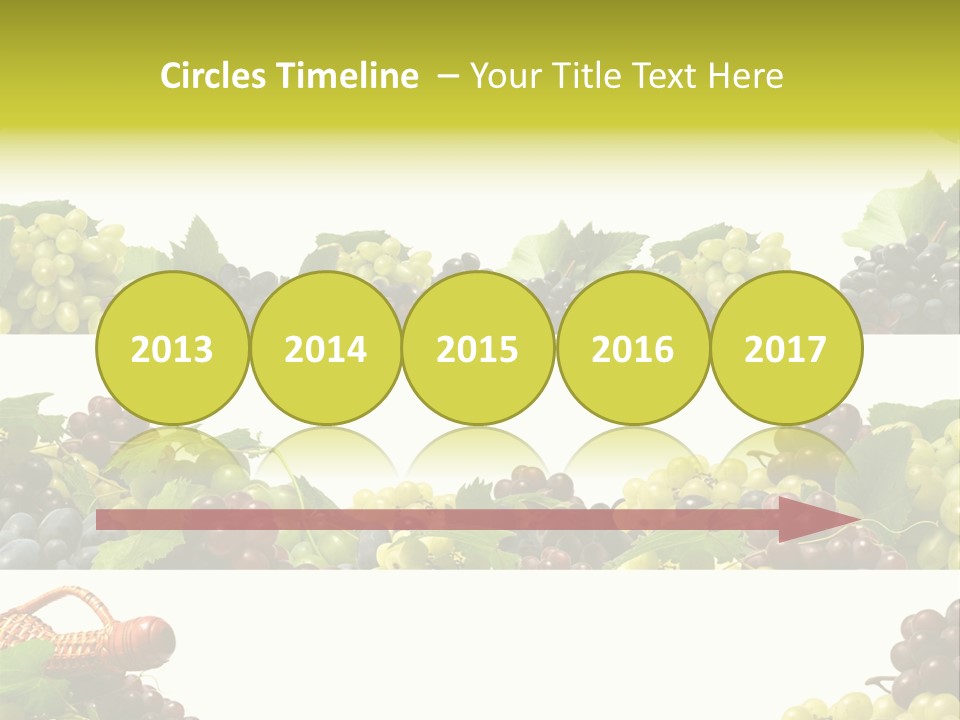 Background Green Leaves PowerPoint Template