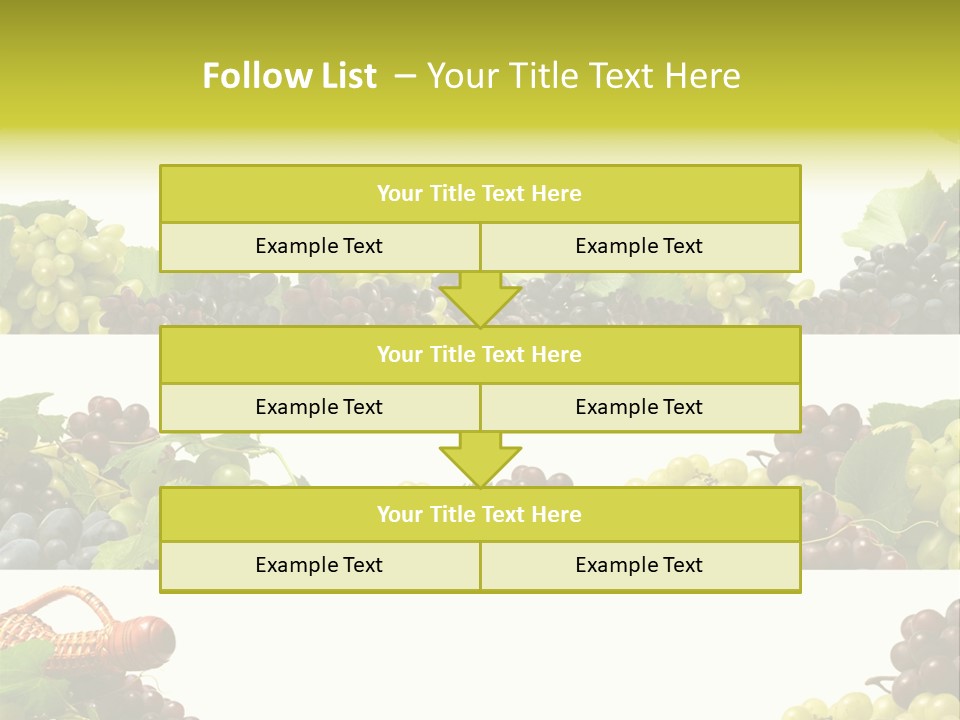 Background Green Leaves PowerPoint Template