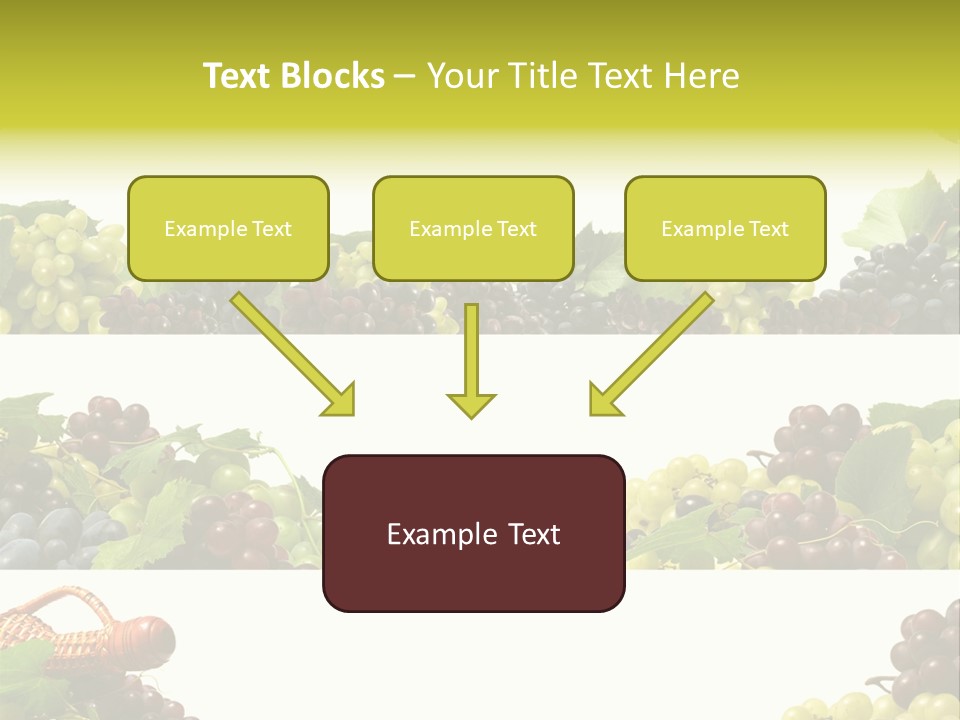 Background Green Leaves PowerPoint Template