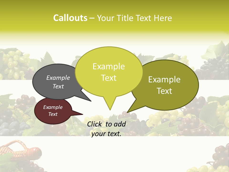 Background Green Leaves PowerPoint Template