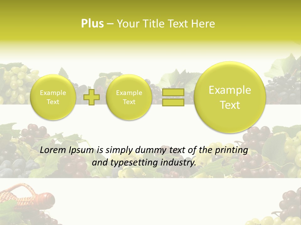 Background Green Leaves PowerPoint Template