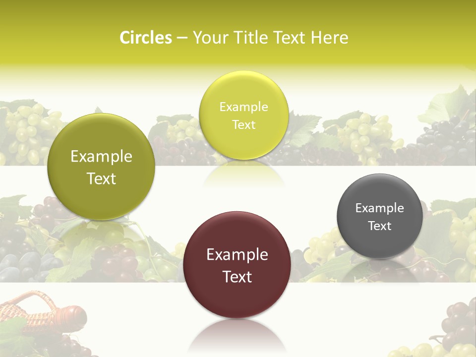 Background Green Leaves PowerPoint Template