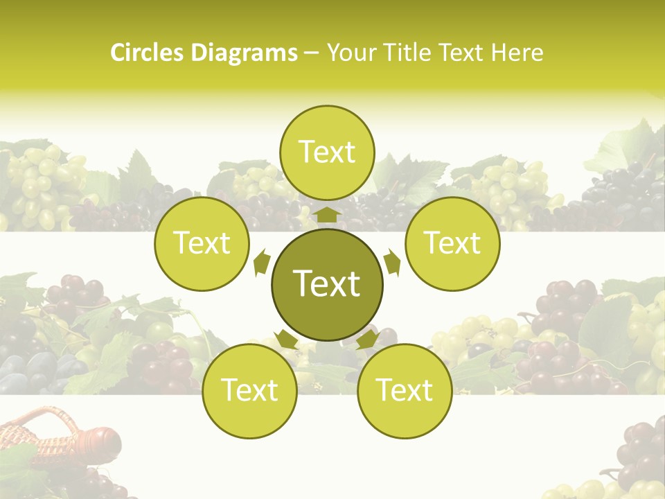 Background Green Leaves PowerPoint Template