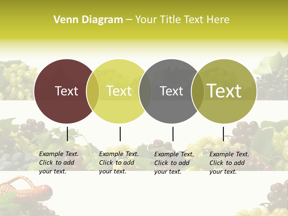 Background Green Leaves PowerPoint Template