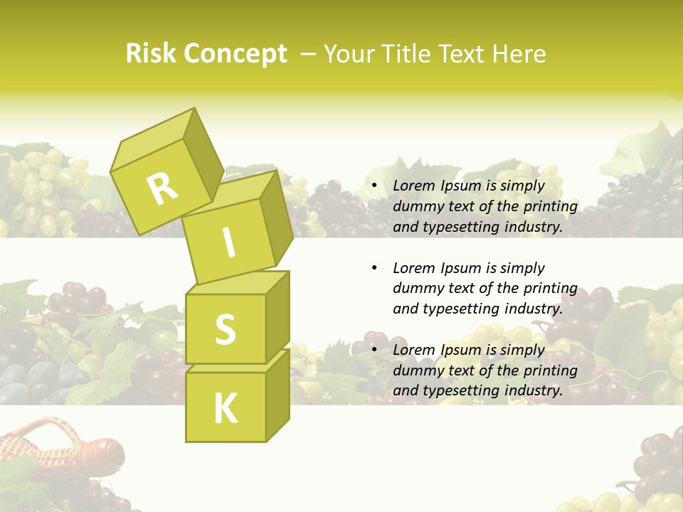 Background Green Leaves PowerPoint Template