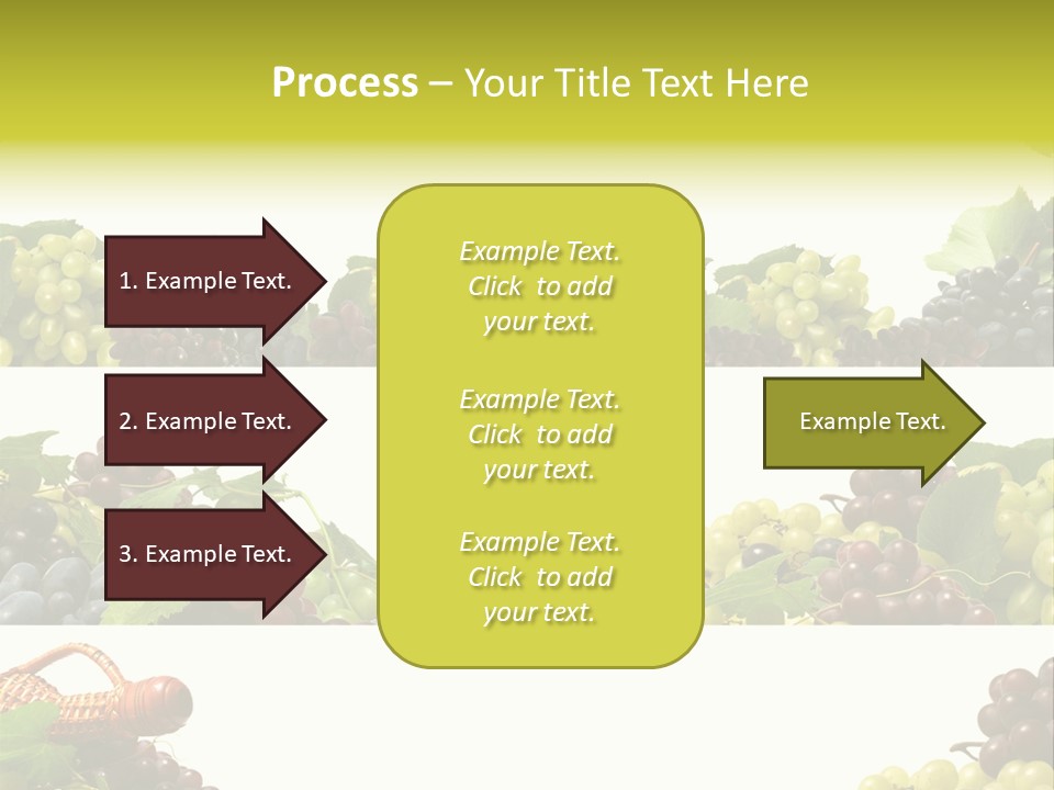 Background Green Leaves PowerPoint Template