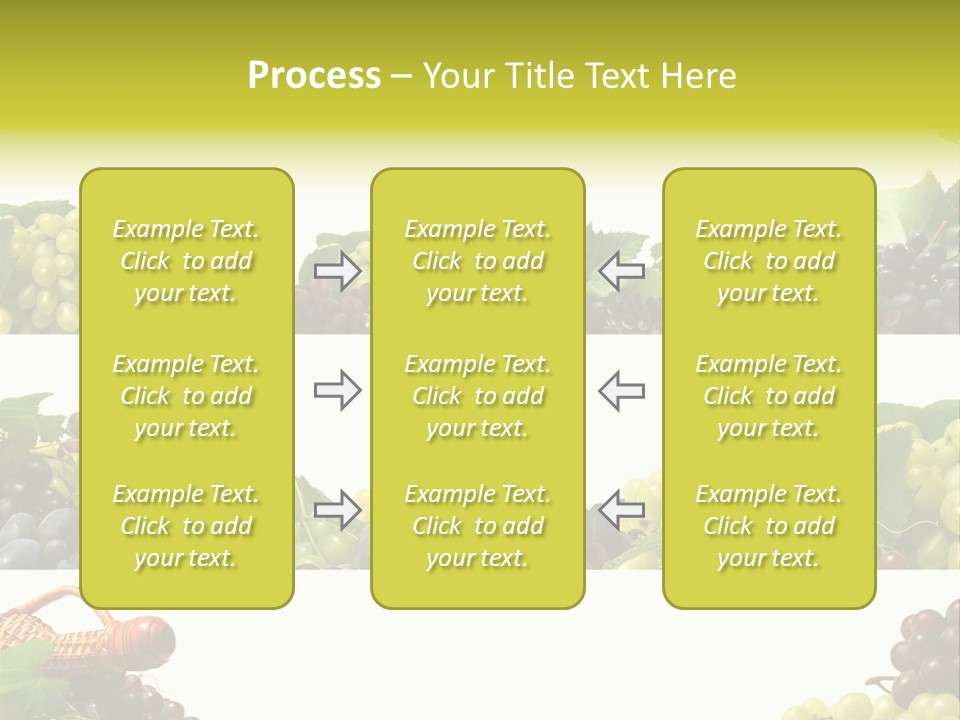 Background Green Leaves PowerPoint Template