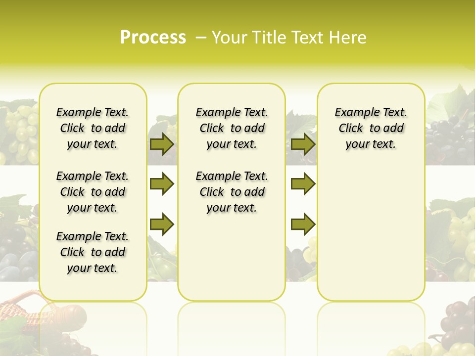 Background Green Leaves PowerPoint Template