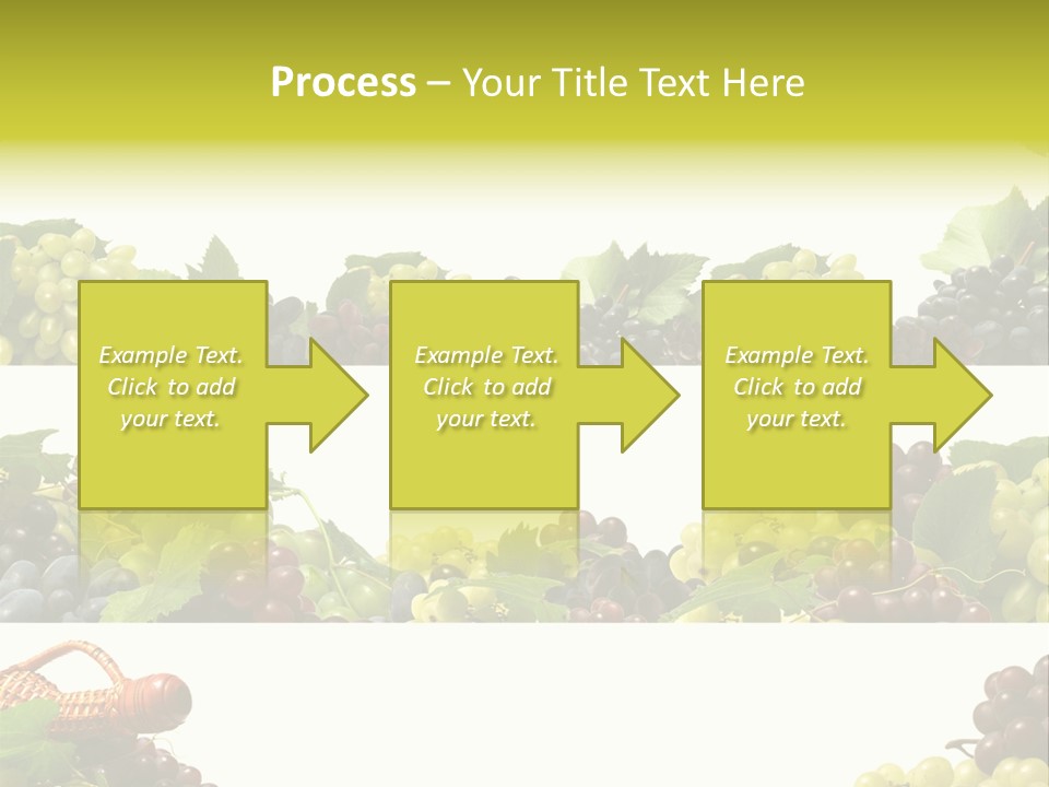 Background Green Leaves PowerPoint Template