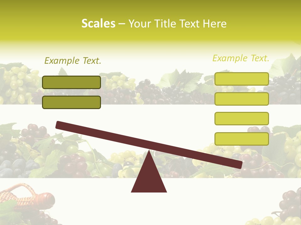 Background Green Leaves PowerPoint Template