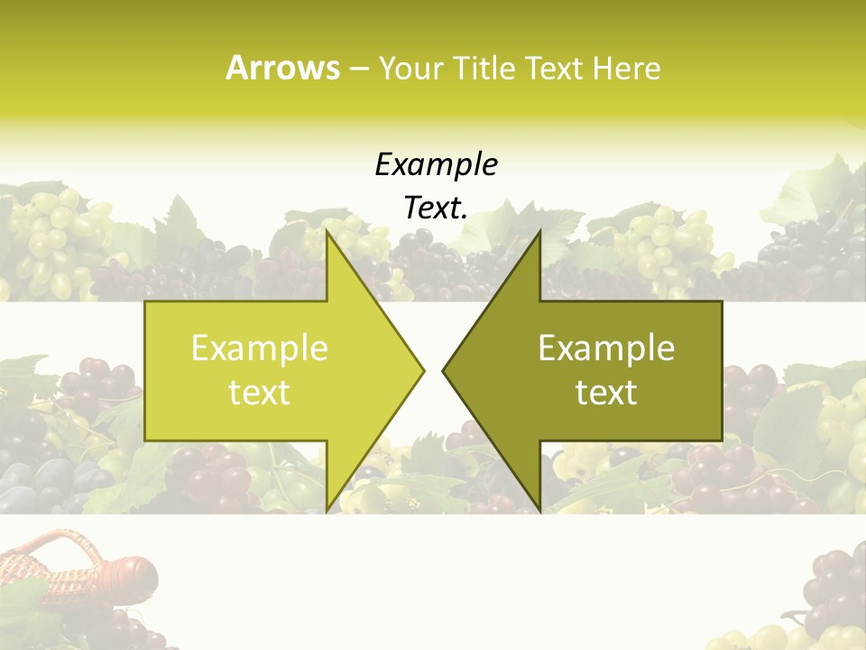 Background Green Leaves PowerPoint Template