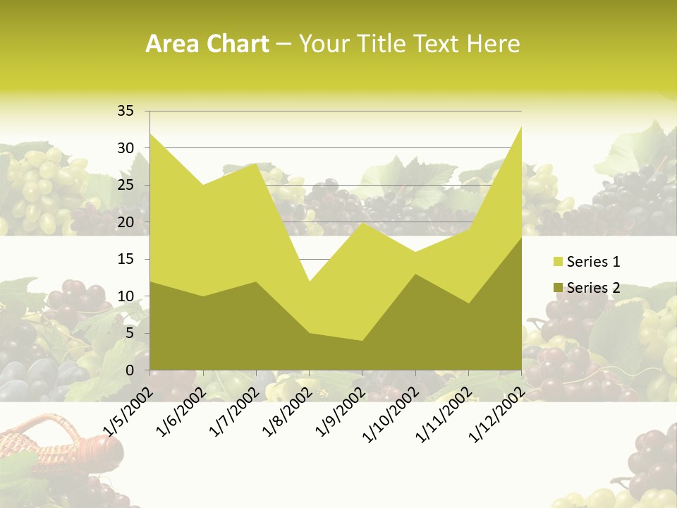 Background Green Leaves PowerPoint Template
