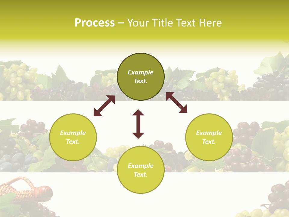 Background Green Leaves PowerPoint Template