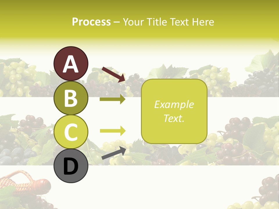 Background Green Leaves PowerPoint Template