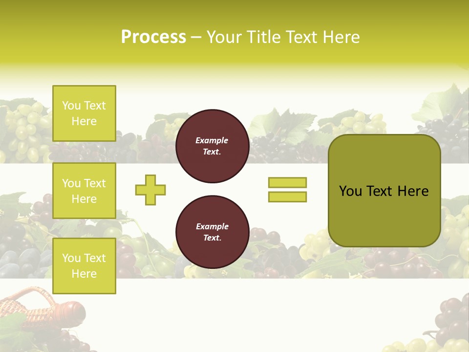 Background Green Leaves PowerPoint Template