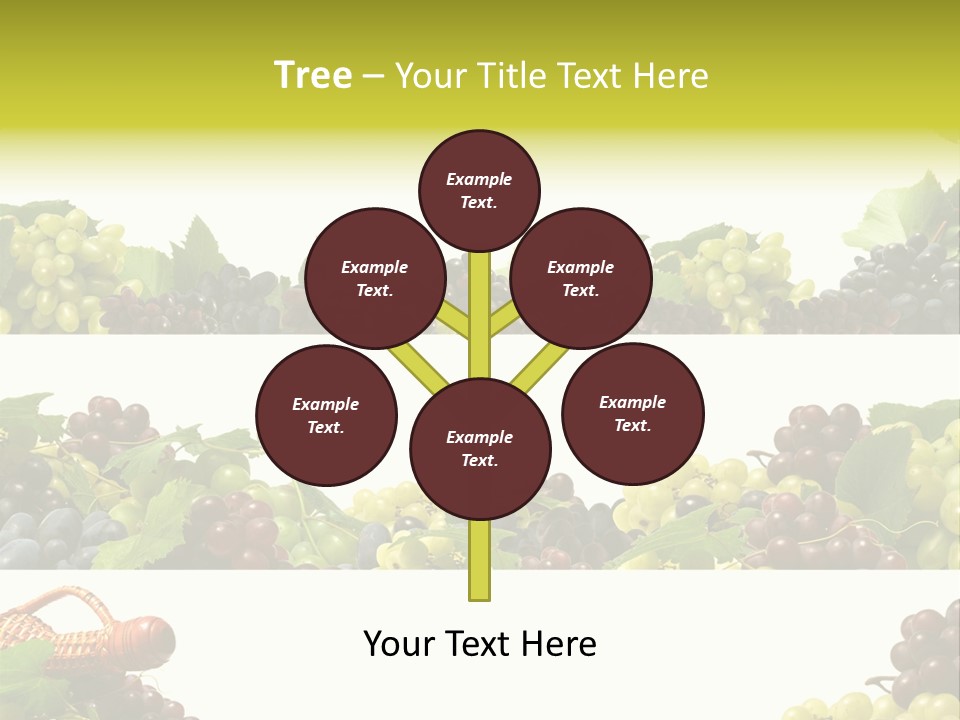 Background Green Leaves PowerPoint Template