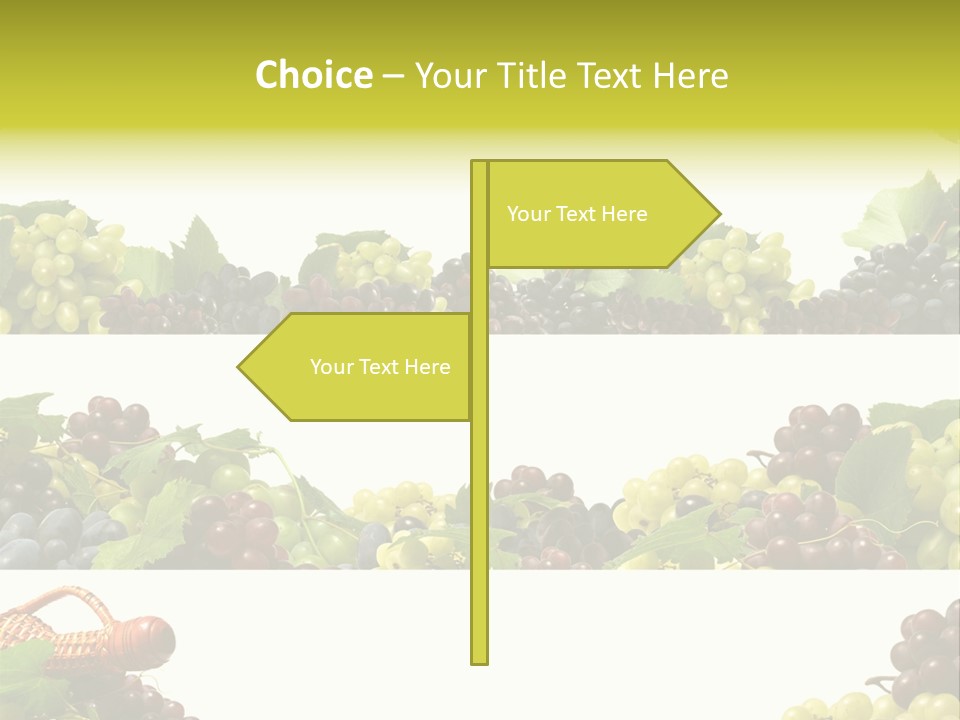 Background Green Leaves PowerPoint Template