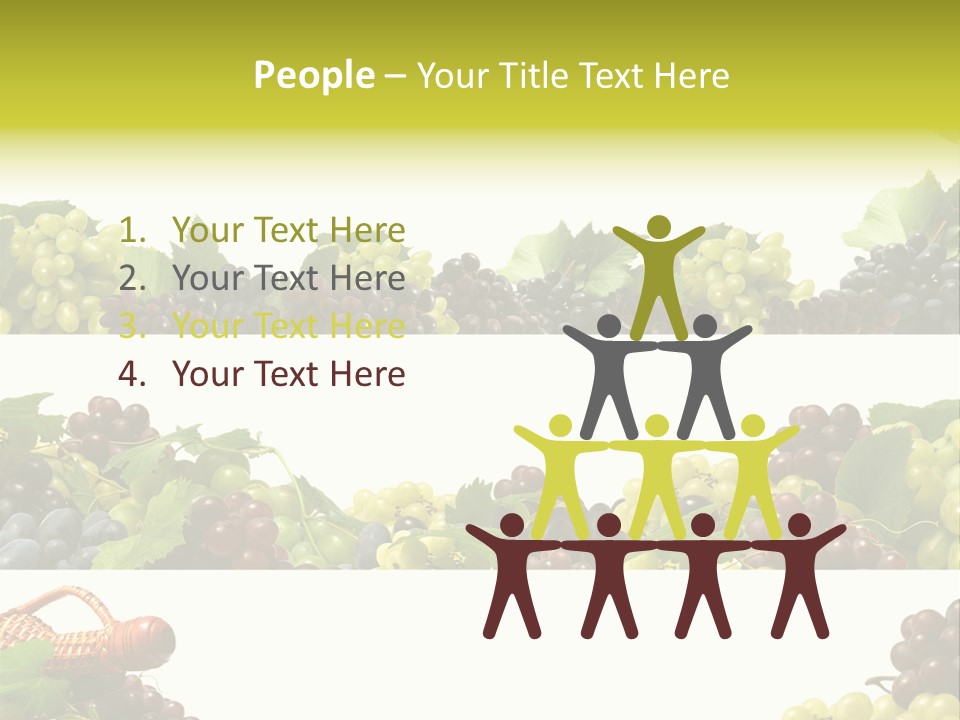 Background Green Leaves PowerPoint Template