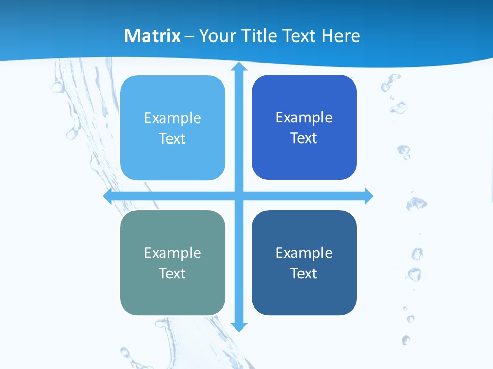 Rippled Drink Glacue PowerPoint Template
