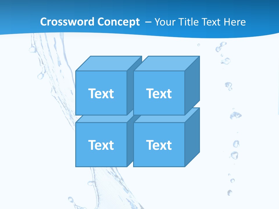 Rippled Drink Glacue PowerPoint Template