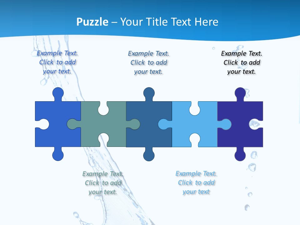 Rippled Drink Glacue PowerPoint Template