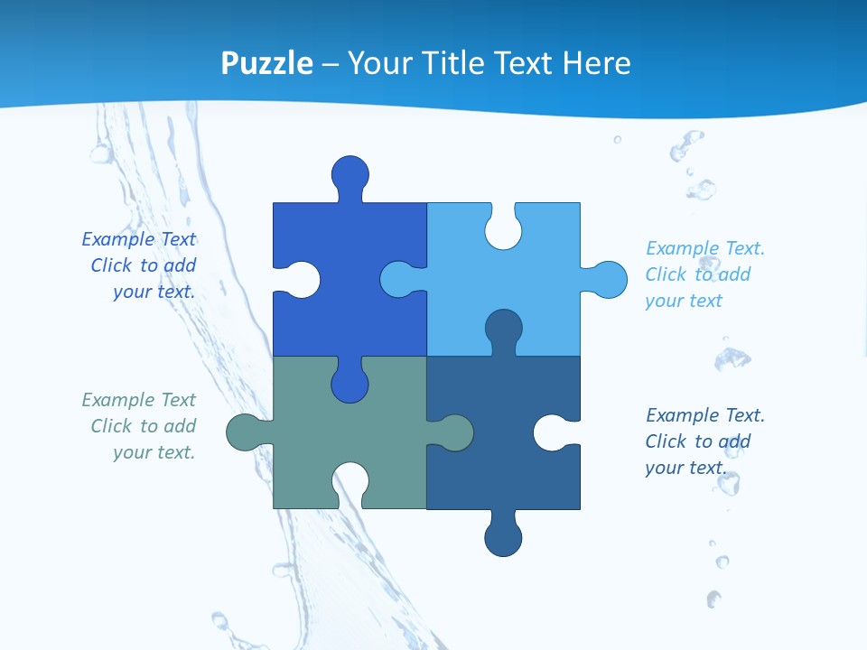 Rippled Drink Glacue PowerPoint Template