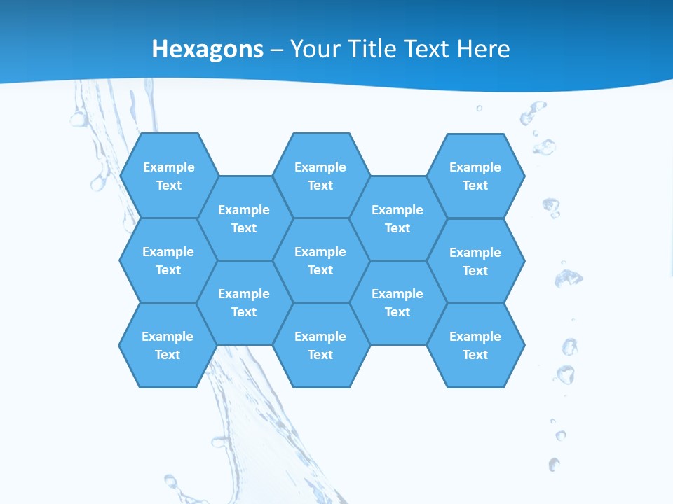 Rippled Drink Glacue PowerPoint Template