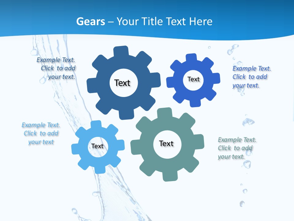 Rippled Drink Glacue PowerPoint Template