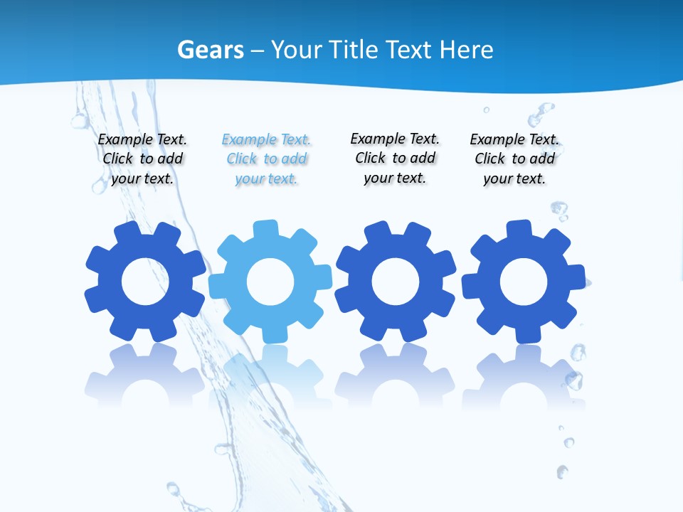 Rippled Drink Glacue PowerPoint Template